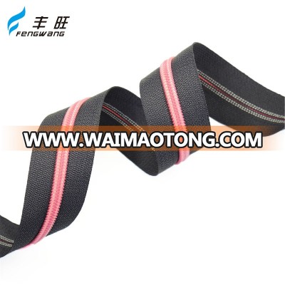 Wholesale good price free sample coil zipper, nylon long chain zipper